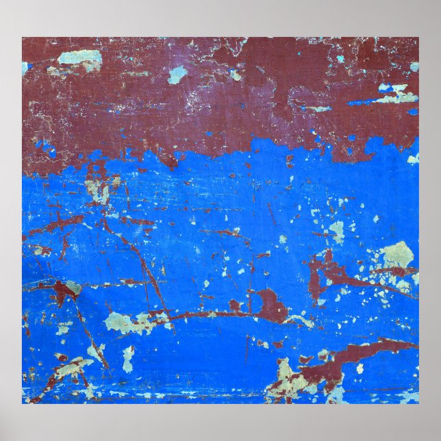 Rost av rostfritt stål: abstrakt struktur poster (Framsidan)