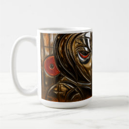 Rost & Guld Metallporträtt Kaffemugg