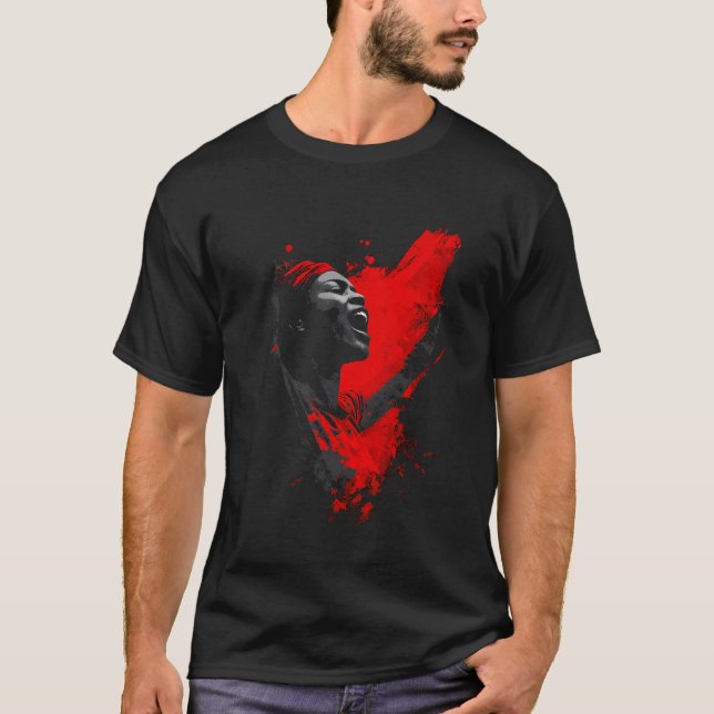 Röst i rött t shirt (Framsida)