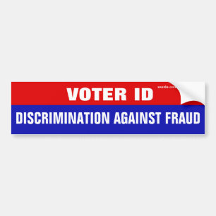 Röst-ID är diskriminering mot bedrägerier Bildekal