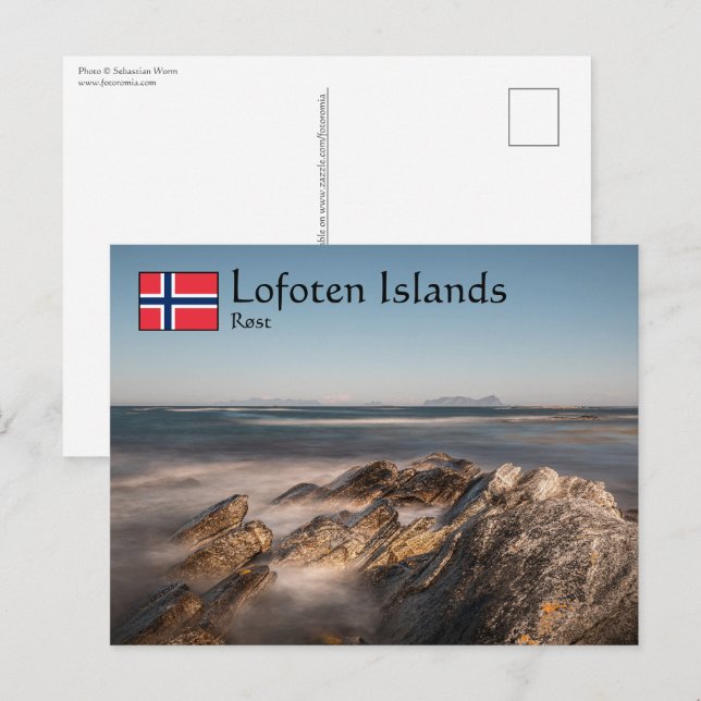 Rost Lofoten Islands Vykort (Fram/baksida)