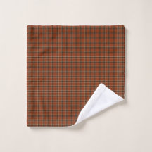 Rost Orange & Brun Tartan Rutigt Mönster