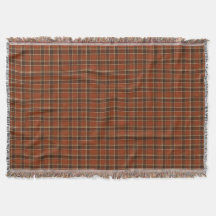 Rost Orange & Brun Tartan Rutigt Mönster