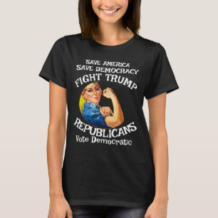 Röst Politisk Patriotisk Trump Republikanska parti T Shirt