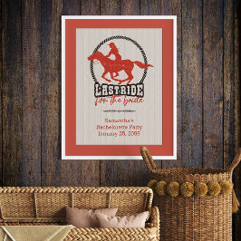 Rost Röda Sista Ritten För Bruden Poster