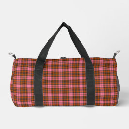 Rost Rosa Rutig Tartan Retro Färg