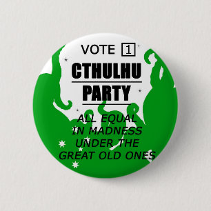 RÖSTA 1 CTHULHU-PARTY KNAPP