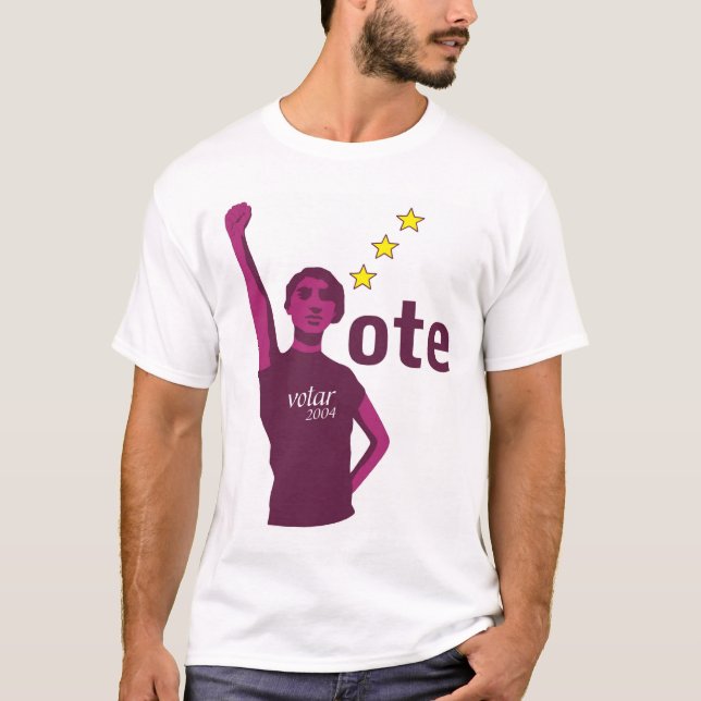 Rösta 2004 t shirt (Framsida)