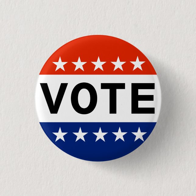 Rösta Amerika Knapp (Framsida)