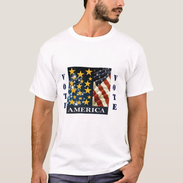 RÖSTA AMERIKA T SHIRT (Framsida)