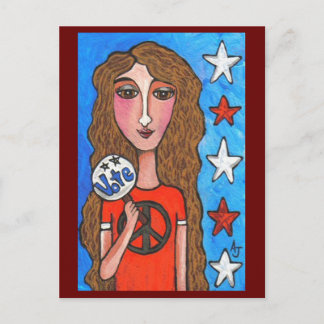 RÖSTA - amerikansk vykort