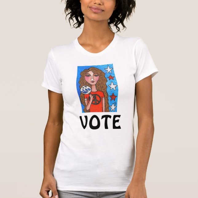 RÖSTA - amerikant-skjortan T-shirt (Framsida)