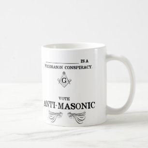 Rösta Anti-Masonic Kaffemugg