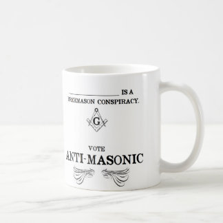 Rösta Anti-Masonic Kaffemugg