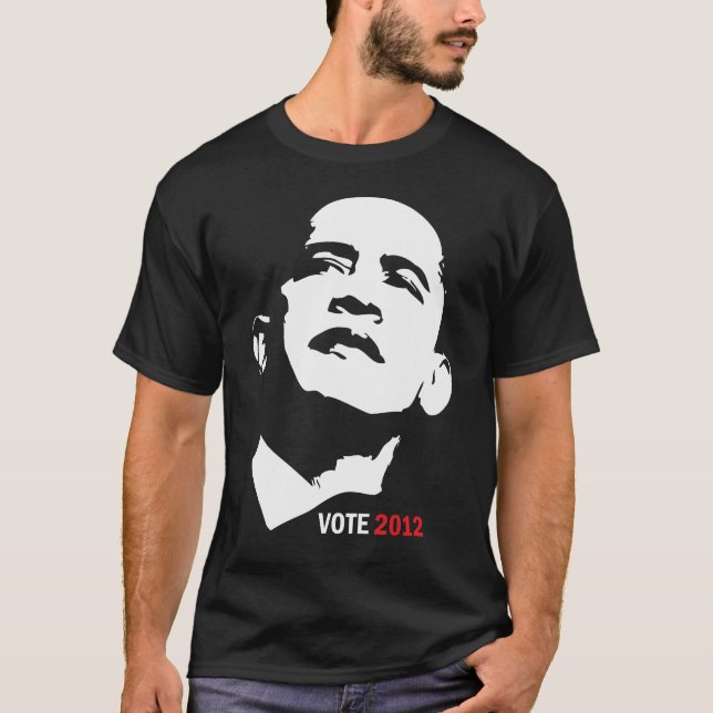 Rösta Barack Obama 2012 Tröja (Framsida)