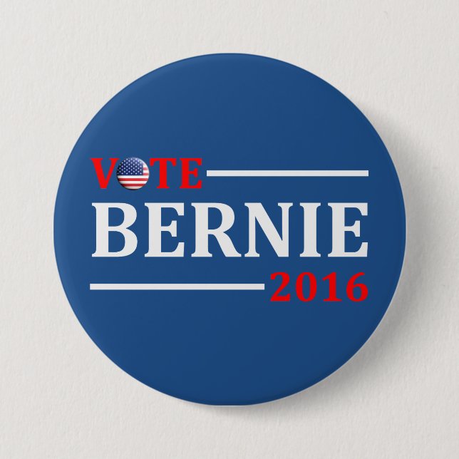 Rösta Bernie slipmaskiner 2016 Knapp (Framsida)