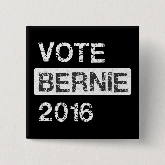 Rösta Bernie slipmaskiner 2016 Knapp (Framsida)