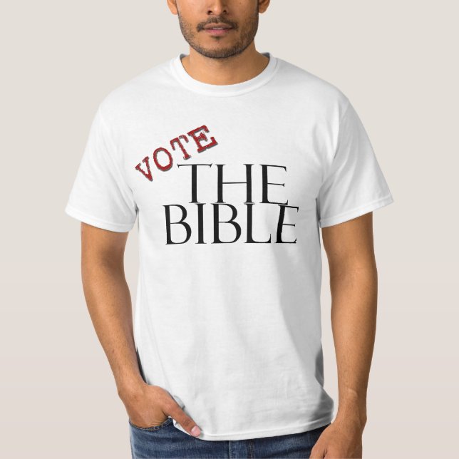 RÖSTA bibeln Tee Shirt (Framsida)