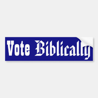 Rösta Biblically Bildekal
