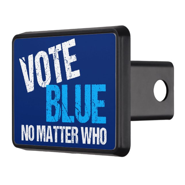 Rösta blått - ingen uppgift för vem som röstar. dragkroksskydd (Vänster)