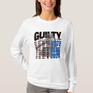 Rösta blått inte för Felon T Shirt
