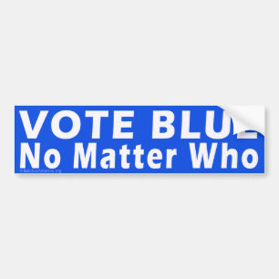 "RÖSTA BLUE No Matter What" Bumper Sticker Bildekal