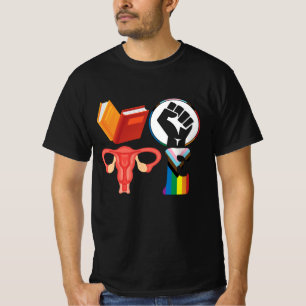 Rösta Bokar Ovarilgbt-mottryckta representanter T Shirt
