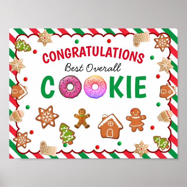 Rösta cookiesignatur poster (Framsidan)