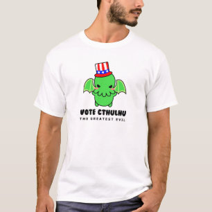 Rösta Cthulhu för presidentskjorta Tee Shirt