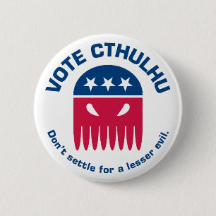 Rösta Cthulhu knäppas Knapp