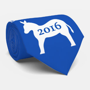 Rösta Demokrat Donkey Blue Man's Nacke Slips