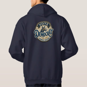Rösta Demokrat Framåt Tillsammans – Vintage Patrio Hoodie