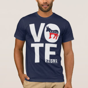 Rösta demokraten 2012 t-shirt