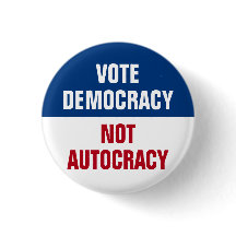 Rösta demokratin - inte autokrati - antitrast