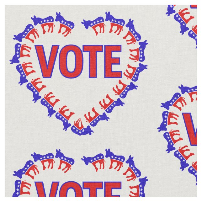 rösta demokratisk donkey tyg (Närbild)