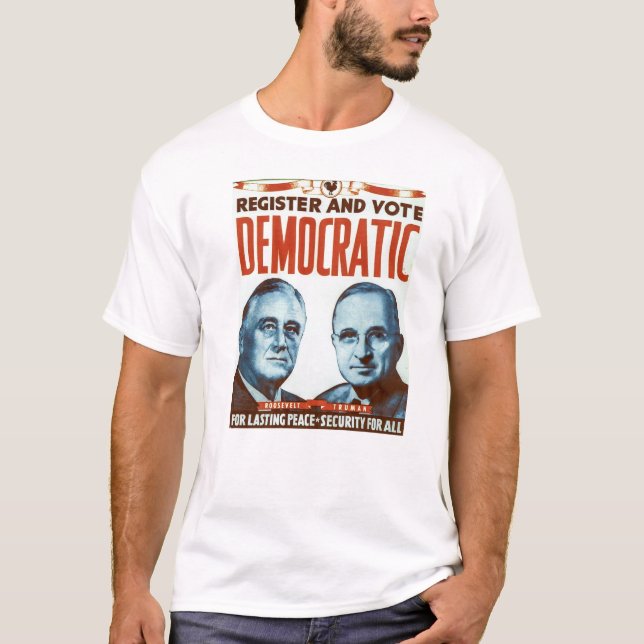 Rösta demokratiskt tee (Framsida)