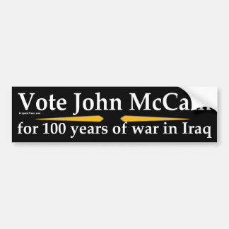 Rösta den John McCain bildekalet Bildekal