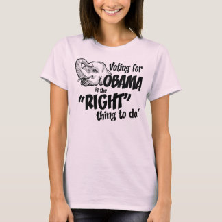 Rösta den Obama det rättababyen - dockaT-tröja Tee Shirt
