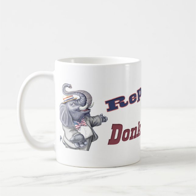 Rösta den republikanska muggen kaffemugg (Vänster)