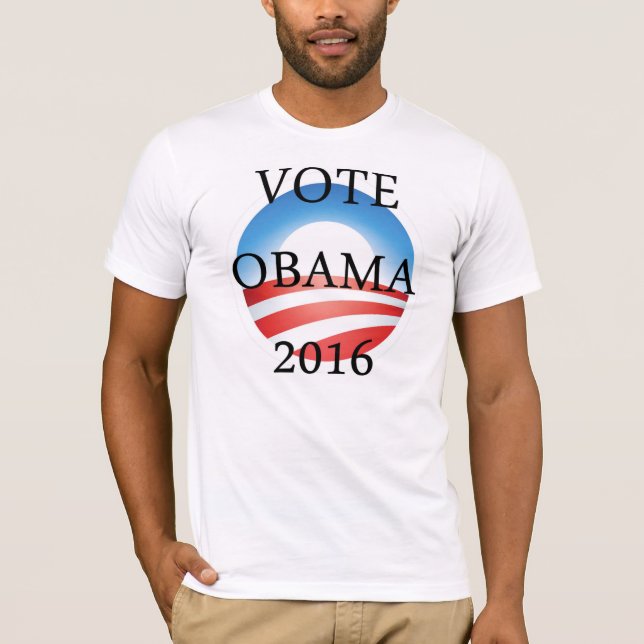 Rösta det Barack Obama presidentval 2016 T Shirt (Framsida)