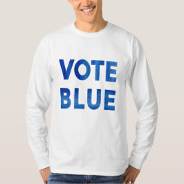 Rösta det blått sätta en klocka på politiska valet t shirt