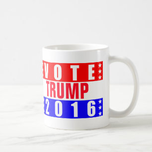 Rösta det trumfpresidentval 2016 kaffemugg