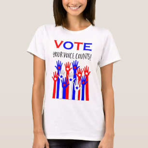 Rösta! Din röst räknas! T Shirt