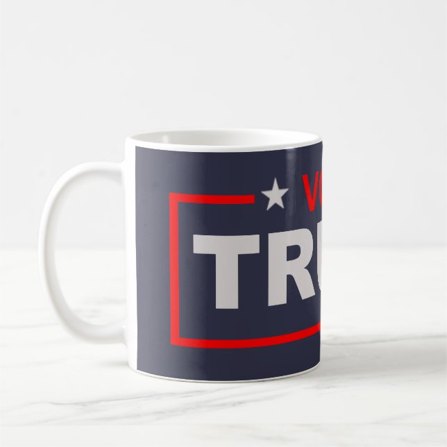 Rösta Donald Trump Kaffemugg (Vänster)