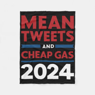 Rösta Elaka Tweets Och Billig Gas Pro Trump Republ Fleecefilt