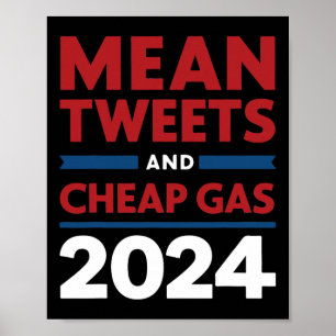Rösta Elaka Tweets Och Billig Gas Pro Trump Republ Poster