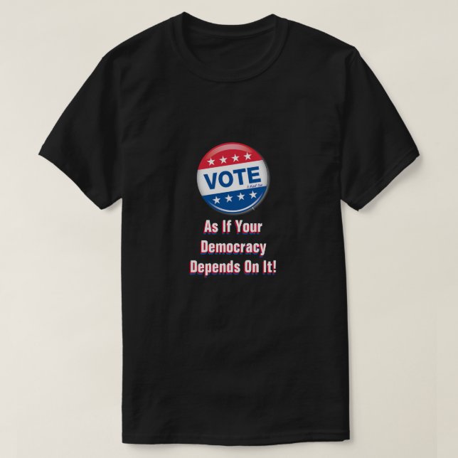 Rösta! - En MisterP T-shirt (Design framsida)