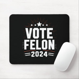 Rösta Felon Trump 2024 Roligt Val Rösta Musmatta