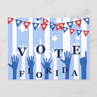 Rösta Florida, kom ut ur omröstningen! Väljare Vykort