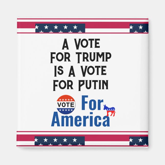 Rösta För Amerika Magnet (Framsidan)